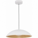 Lampa wisząca skandynawska Classy LED 60cm biały/drewno