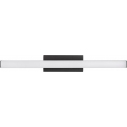 Tell LED 49cm black&white modern Long wall lamp