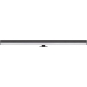 Mirror LED 63cm black Long wall lamp