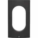 Muna LED 30cm black modern standing garden lamp