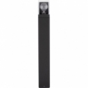 Almo square garden post transparent&anthracite