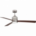 Lampa sufitowa wiatrak Wind LED 137cm stal/orzech
