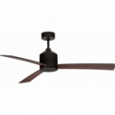 Lampa sufitowa wiatrak Wind LED 137cm czarny/orzech
