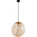 Sol amber amber glass ball pendant lamp TK Lighting