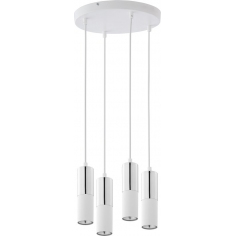 [OUTLET]Elit 30 White&Silver Modern pendant Tube Lamp