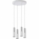 [OUTLET]Elit 30 White&Silver Modern pendant Tube Lamp