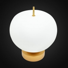 Lampa stołowa szklana kula Apple Opal/Złoty Altavola