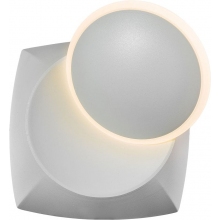Kinkiet kwadratowy nowoczesny Nikko LED biały Auhilon