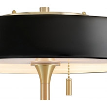 Lampa stołowa designerska Artdeco czarno-złota Step Into Design