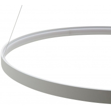 Lampa wisząca okrągła nowoczesna Circle 110 biała ZumaLine