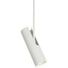 Lampa wisząca tuba minimalistyczna Mib 6 Biała Dftp do kuchni, salonu i jadalni.