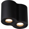 Lampa Spot tuba podwójna Basic Round II Czarny MaxLight