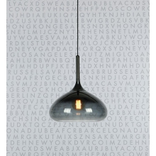 Lampa wisząca szklana Cooper 40 Czarna/Czarna Markslojd