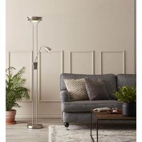 Lampa podłogowa antyczna Detroit Stalowa Markslojd