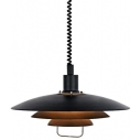 Lampa wisząca nowoczesna Kirkenes 48 Czarna Markslojd do salonu, sypialni i kuchni.