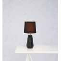 Lampa stołowa ceramiczna z abażurem Nicci 19 Czarna Markslojd