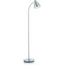 Lampa podłogowa regulowana Nitta Stalowa Markslojd do czytania, salonu i sypialni.