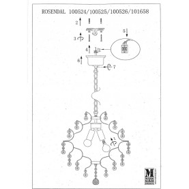 Żyrandol wiszący glamour z kryształkami Rosendal 40 Chrom Markslojd. Elegancki żyrandol kryształowy glamour na łańcuchu.  Chromowane wykończenie, błyszczące kryształy. Idealny do wnętrz glamour i nowoczesnych.  Średniej wielkości, 3-punktowy. 2