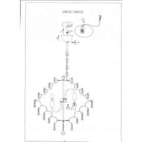 Żyrandol wiszący glamour z kryształkami Rosendal 53 Złoty Markslojd.  Elegancki żyrandol kryształowy glamour,  z  złotym wykończeniem i  liczną, mieniącą się  oprawą kryształową.  Idealny do wnętrz glamour. Piękne,  przezroczyste kryształki.  Zawieszany na łańcuchu. 2