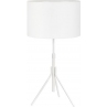 Lampa stołowa trójnóg z abażurem Sling Biała Markslojd do salonu i sypialni.