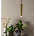 Lampa wisząca tuba Ruben 7 mosiądz szczotkowany Markslojd