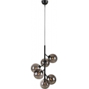 Stylowa Lampa wisząca szklane kule Callisto 45 szkło dymione Markslojd do salonu i jadalni