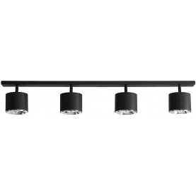 Bot black ceiling spotlight with 4 lights Aldex 2
