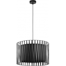 Dekoracyjna Lampa wisząca okrągła Harmony 50 Czarna TK Lighting do salonu, sypialni i poczekalni.