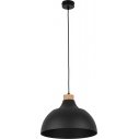 Lampa skandynawska wisząca Cap 33 Czarno-Biała TK Lighting do sypialni i salonu.