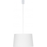 Stylowa Lampa wisząca z abażurem Maja 45 Biały TK Lighting do salonu i sypialni.