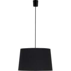 Stylowa Lampa wisząca z abażurem Maja 45 Czarna TK Lighting do salonu i sypialni.