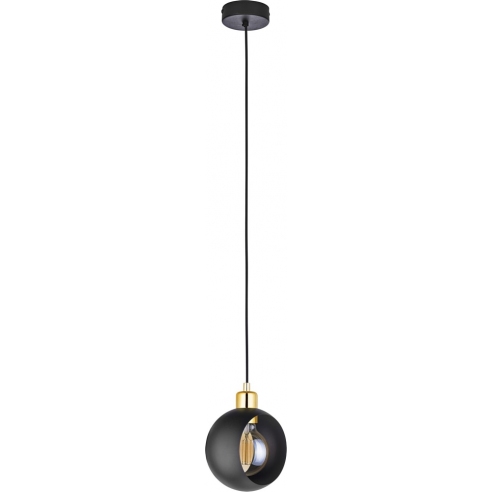 Lampa wisząca nowoczesna Cyklop Czarna TK Lighting do salonu, sypialni i kuchni.