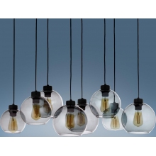 Lampa sufitowa szklane kule Cubus Graphite VIII Grafitowa TK Lighting