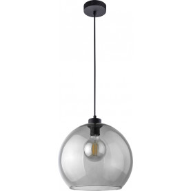 Nowoczesna Lampa wisząca szklana kula Cubus Graphite 30 Grafitowa TK Lighting do salonu, sypialni i kuchni.