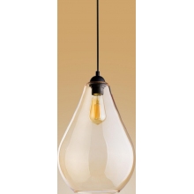 Lampa wisząca szklana Fuente 24 Bursztynowa TK Lighting