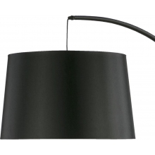 Lampa łukowa podłogowa z abażurem Hang czarna TK Lighting