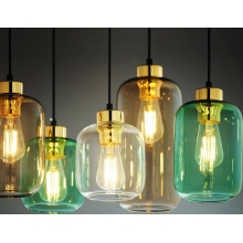 Lampa wisząca szklana nad stół Marco Green VI multikolor TK Lighting