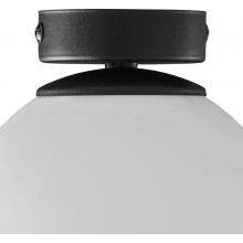 Plafon szklana kula Celeste 16 biało-czarny TK Lighting