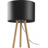 Lampa stołowa trójnóg z abażurem Tokyo buk/czarny TK Lighting
