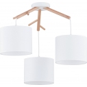 Lampa wisząca z abażurami Albero III biała TK Lighting
