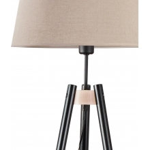 Lampa podłogowa drewniana trójnóg z abażurem Vaio naturalna TK Lighting