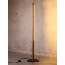 Lampa podłogowa drewniana Rollo LED sosna TK Lighting