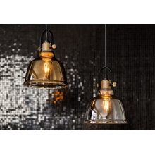Lampa wisząca szklana loft Amalfi 20 Złota Nowodvorski