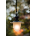 Lampa zewnętrzna wisząca retro Aruba 25 Czarna Lucide