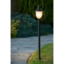 Lampa zewnętrzna stojąca retro Aruba Czarna Lucide