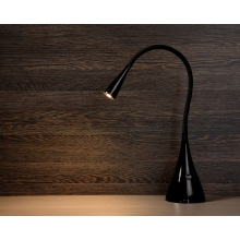Lampa biurkowa minimalistyczna Zozy Led Czarna Lucide