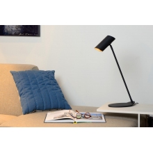Lampa biurkowa minimalistyczna Hester Czarna Lucide