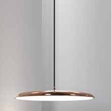Dekoracyjna Lampa miedziana wisząca Artist 40 LED Dftp do salonu, sypialni i poczekalni.